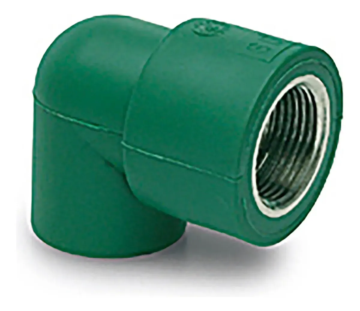 Codo con inserto metálico hembra